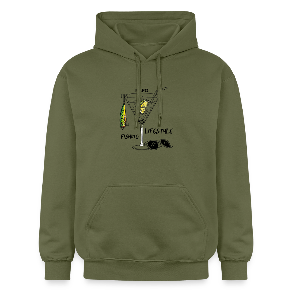Sweat à capuche Softstyle Unisexe cocktail - vert militaire