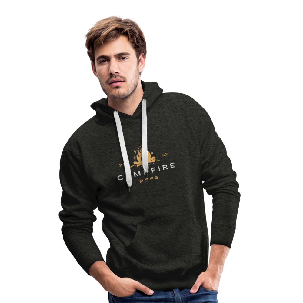 Sweat-shirt à capuche Premium pour hommes - charbon