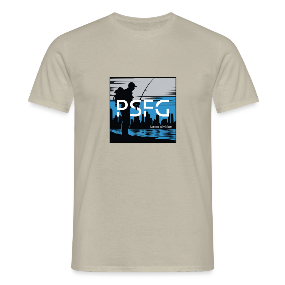 T-shirt Homme Street division - beige sable