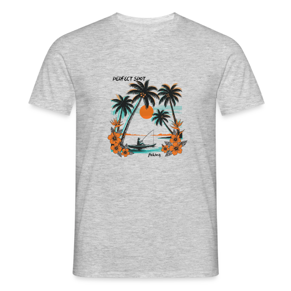 T-shirt Homme tropic - gris chiné