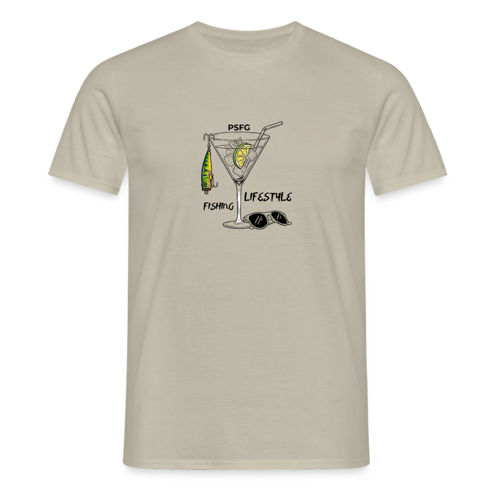 T-shirt Homme cocktail - beige sable