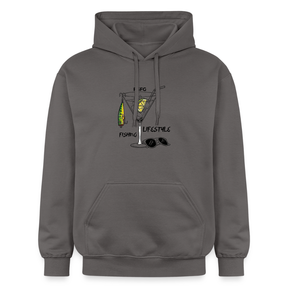 Sweat à capuche Softstyle Unisexe cocktail - gris foncé