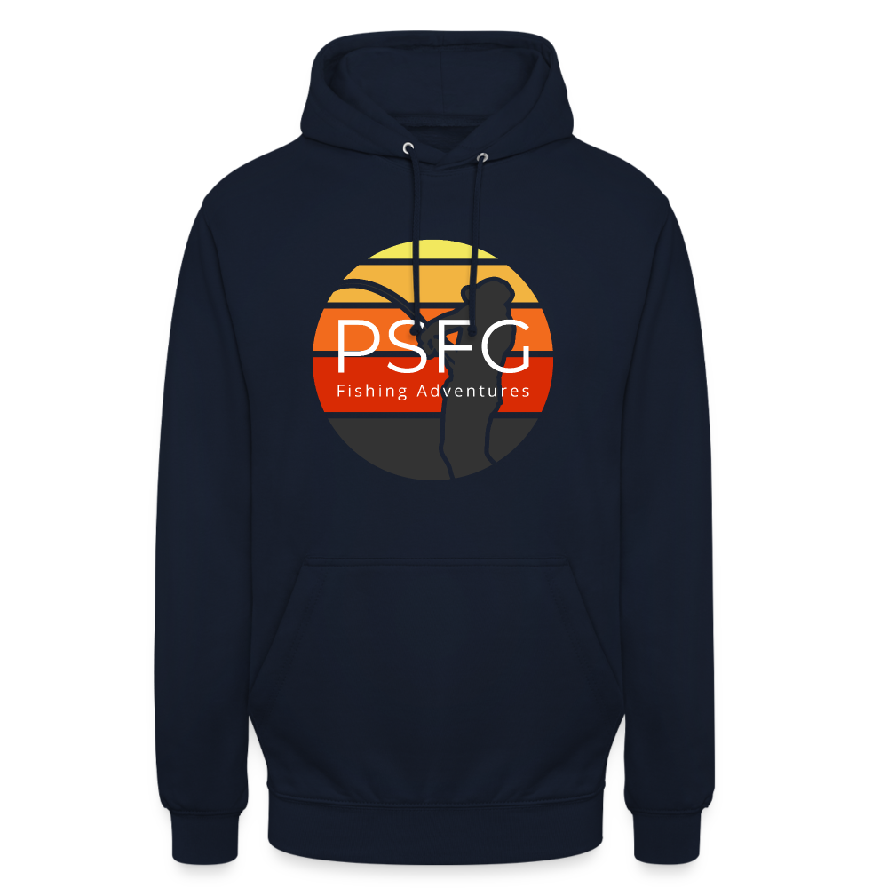 Sweat-shirt à capuche unisexe - marine