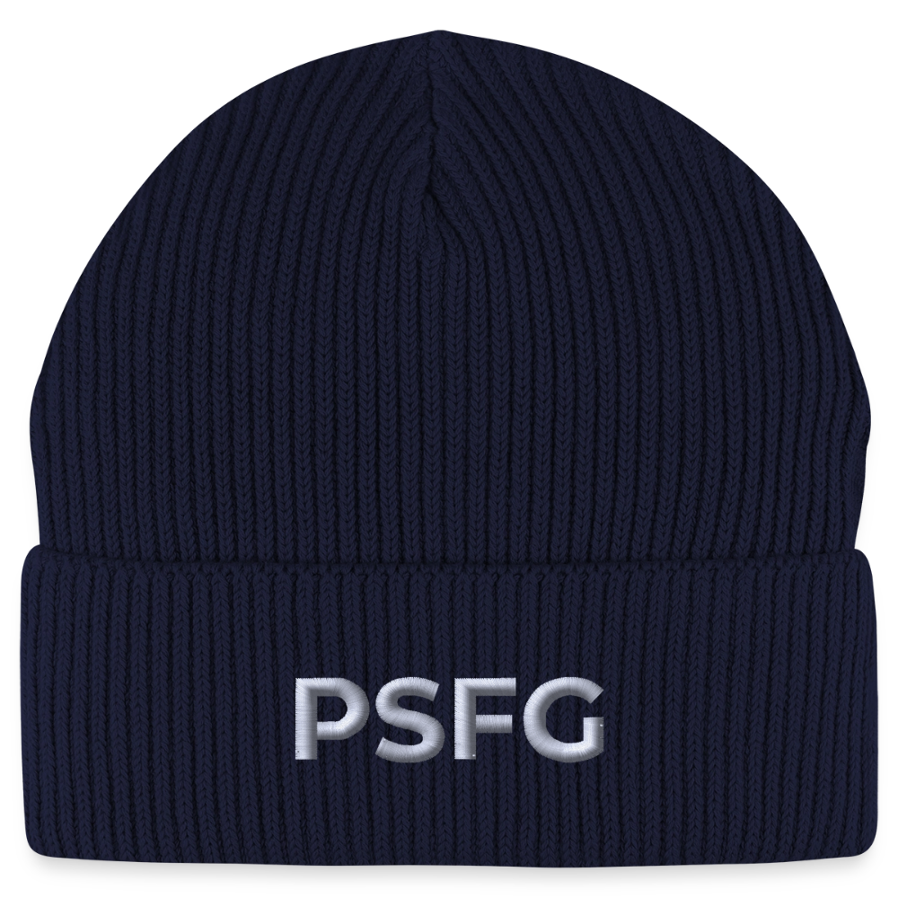 Bonnet bio FISHERMAN Brodé - marine
