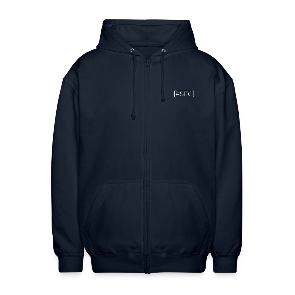 Veste à capuche unisexe - marine