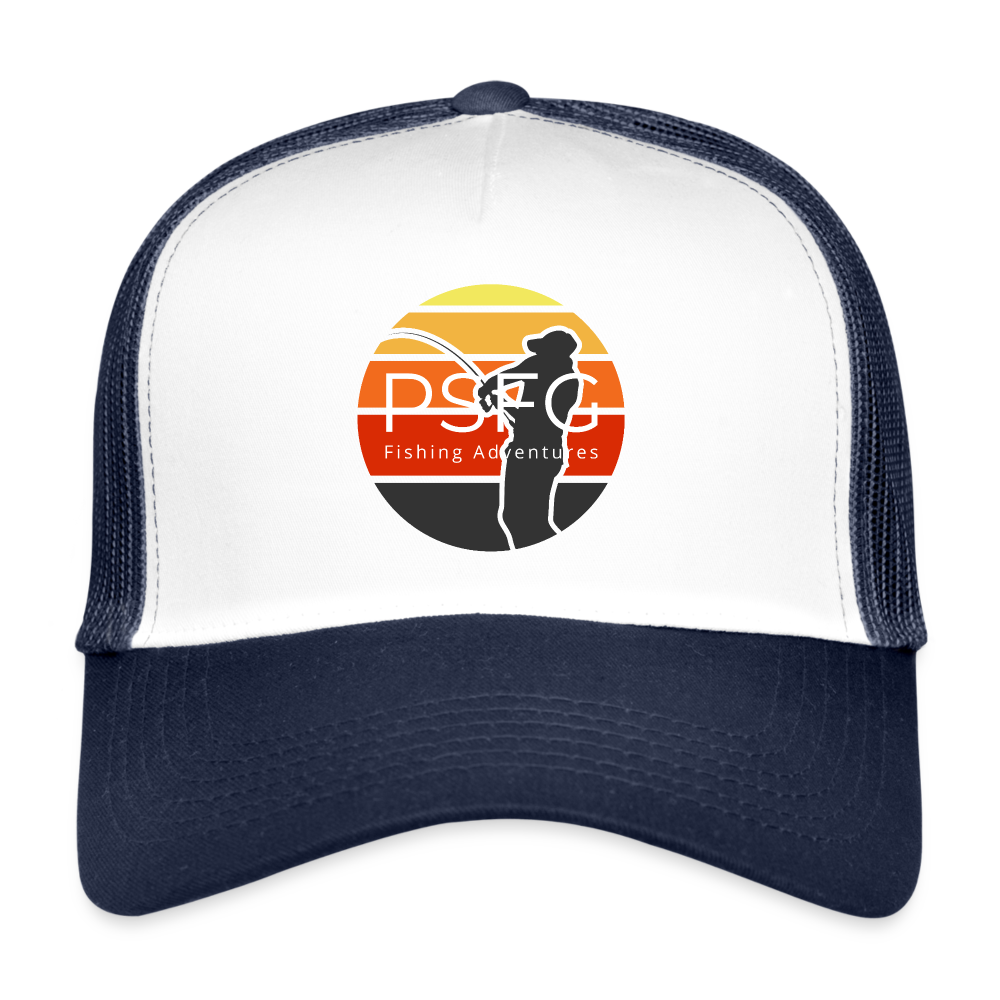 Trucker Cap - blanc/marine