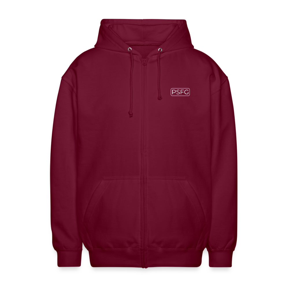 Veste à capuche unisexe - bordeaux