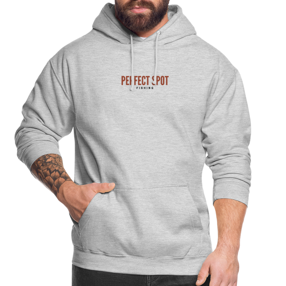 Sweat-shirt à capuche unisexe - gris clair chiné