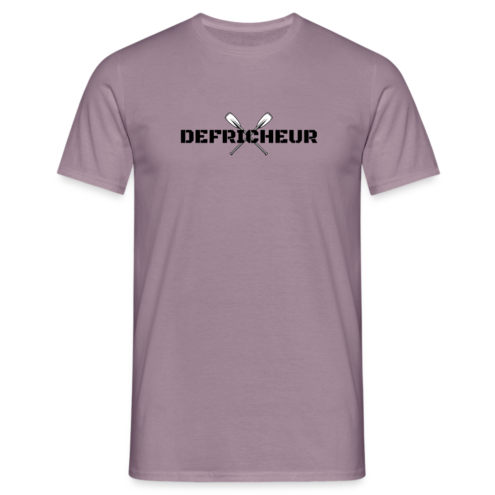 T-shirt Homme - mauve gris