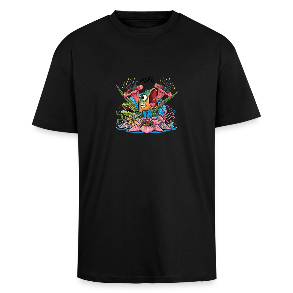T-shirt unisexe oversize épais sub marine - noir