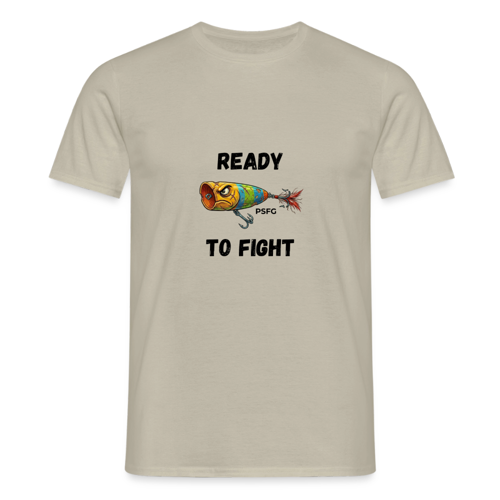 T-shirt Homme angry popper - beige sable