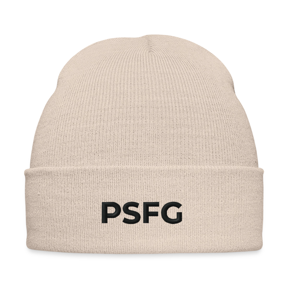 Bonnet d'hiver Brodé - beige