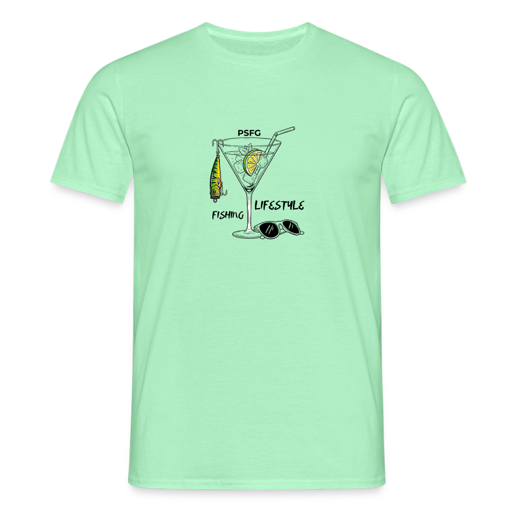 T-shirt Homme cocktail - vert menthe
