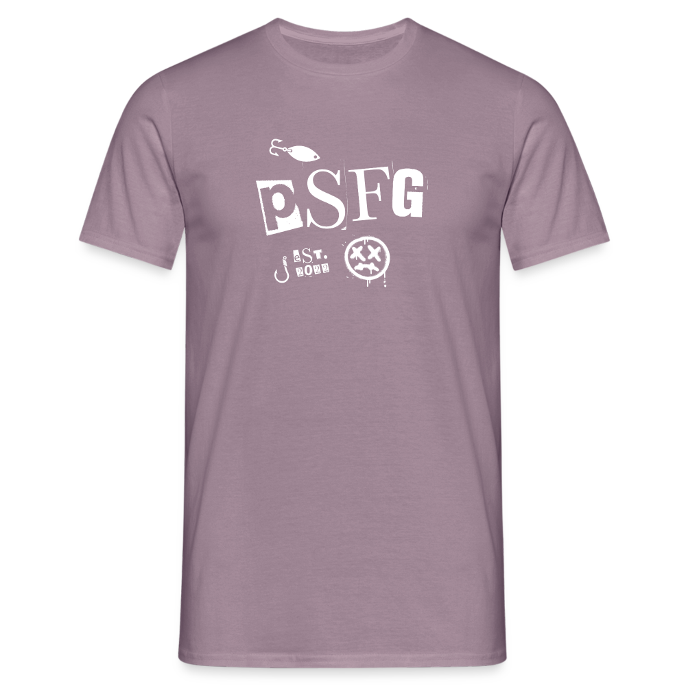 T-shirt Homme - mauve gris