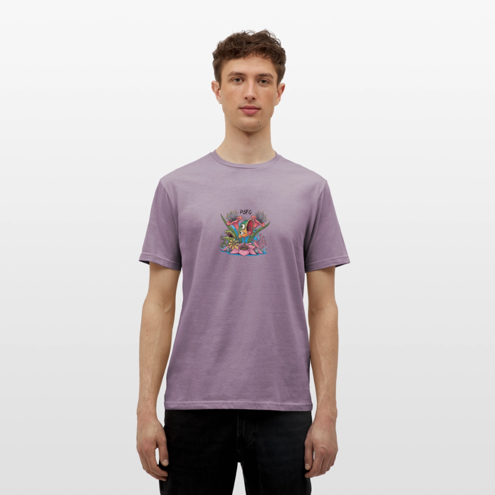 T-shirt Homme popper sub marine - mauve gris 