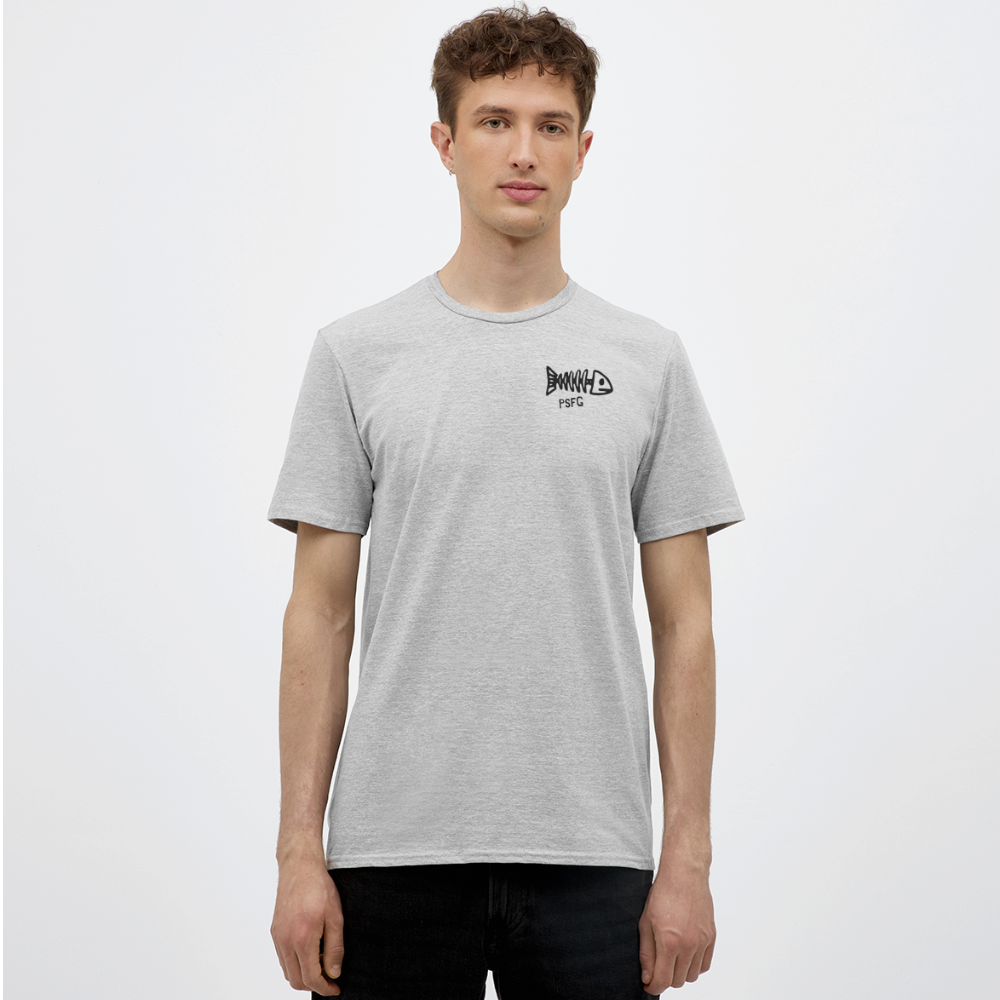 T-shirt Homme - gris chiné