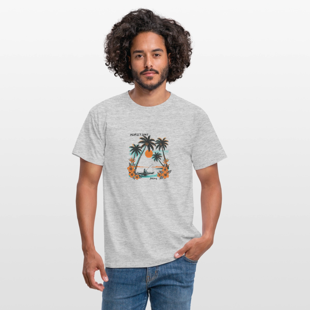 T-shirt Homme tropic - gris chiné