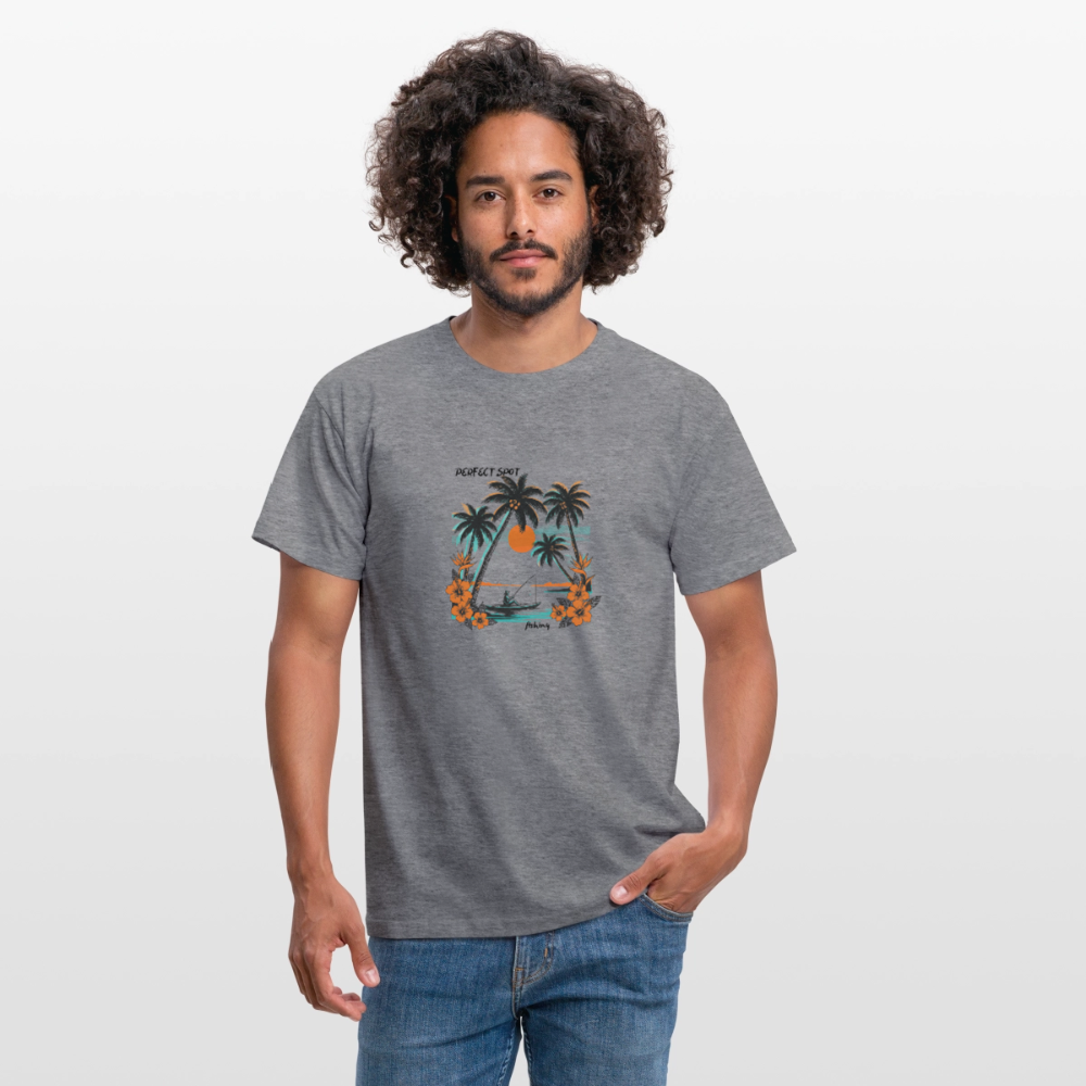 T-shirt Homme tropic - graphite chiné