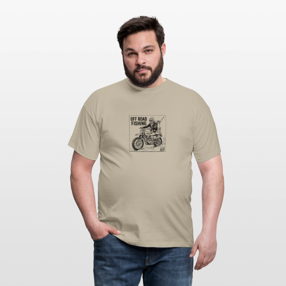 T-shirt Homme off road - beige sable
