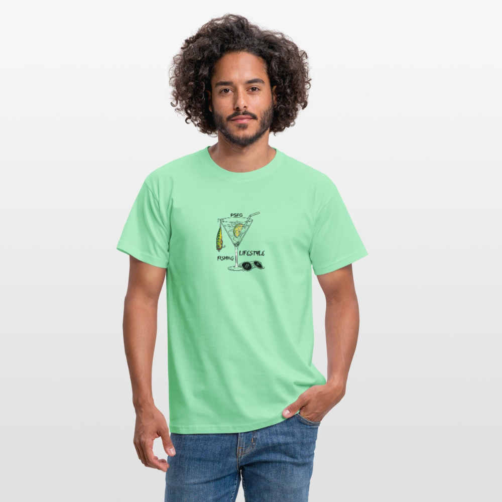T-shirt Homme cocktail - vert menthe
