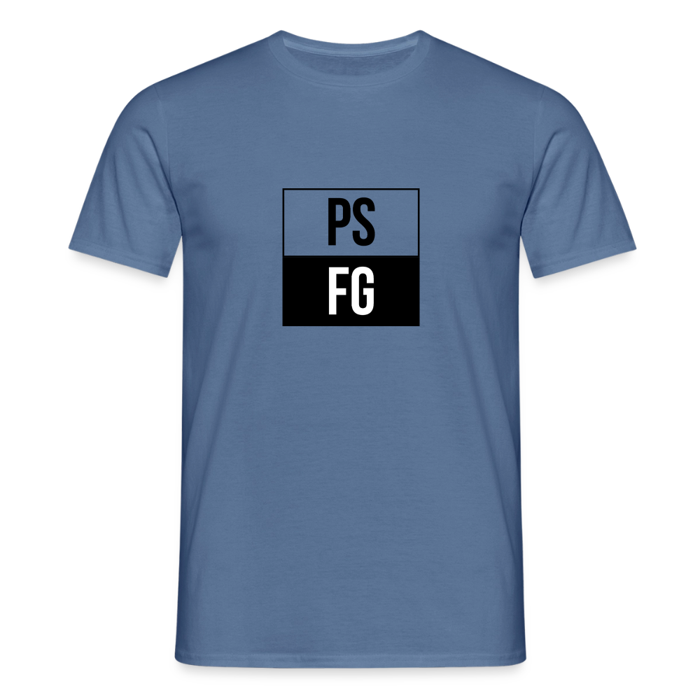 T-shirt Homme classique n/b - bleu pigeon 