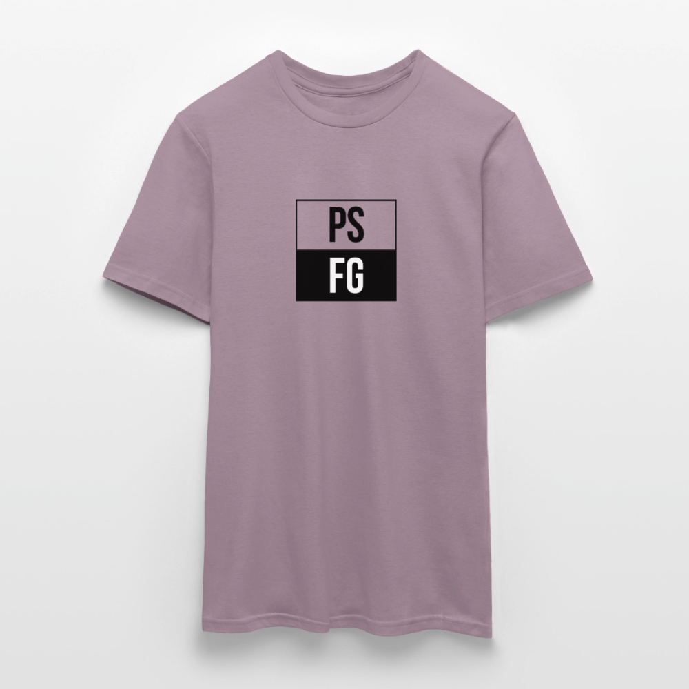 T-shirt Homme classique n/b - mauve gris 