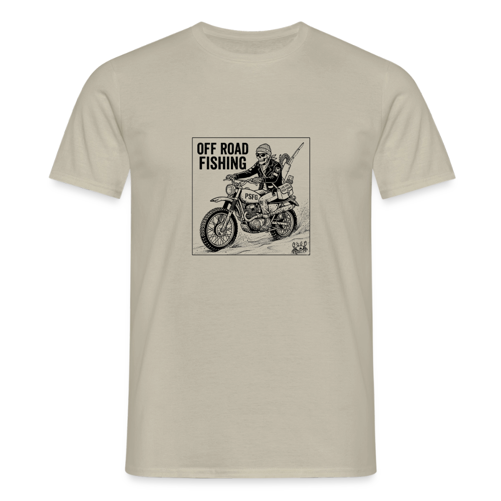 T-shirt Homme off road - beige sable
