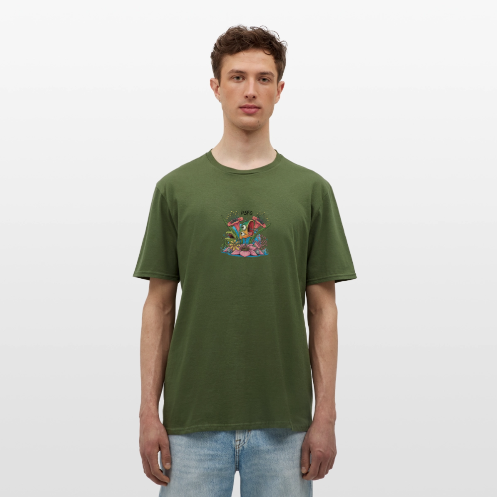 T-shirt Homme popper sub marine - vert militaire