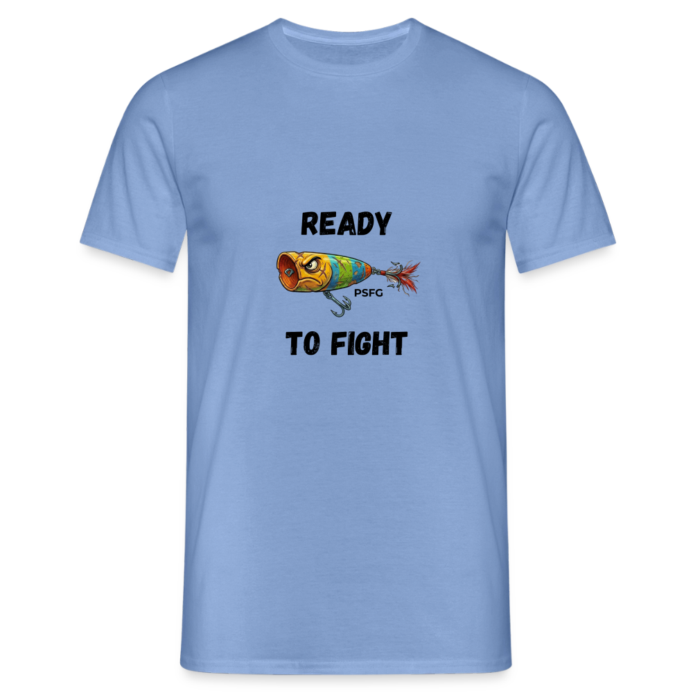 T-shirt Homme angry popper - carolina blue