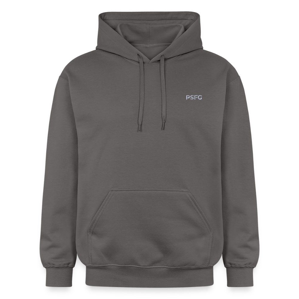 Sweat à capuche Softstyle Unisexe Brodé - gris foncé
