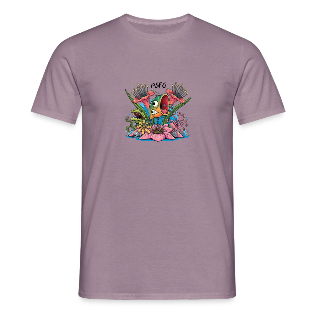 T-shirt Homme popper sub marine - mauve gris 