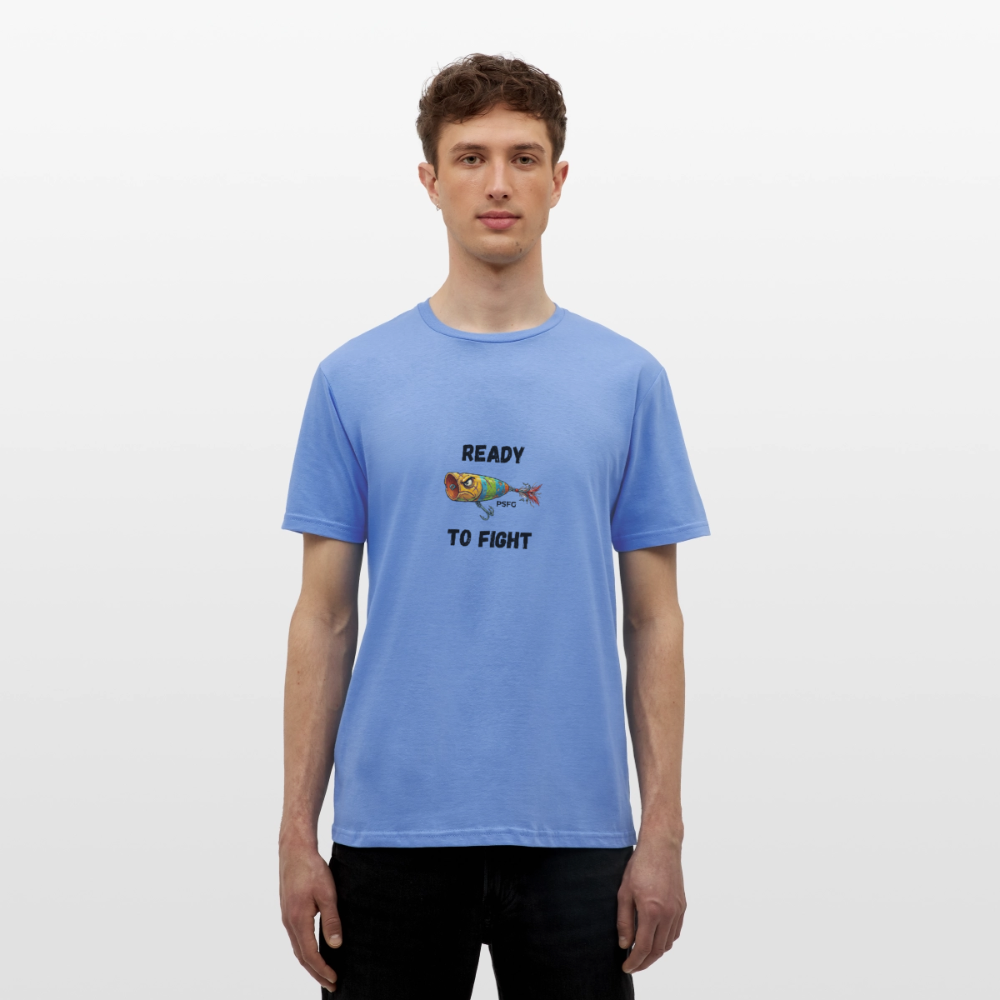 T-shirt Homme angry popper - carolina blue
