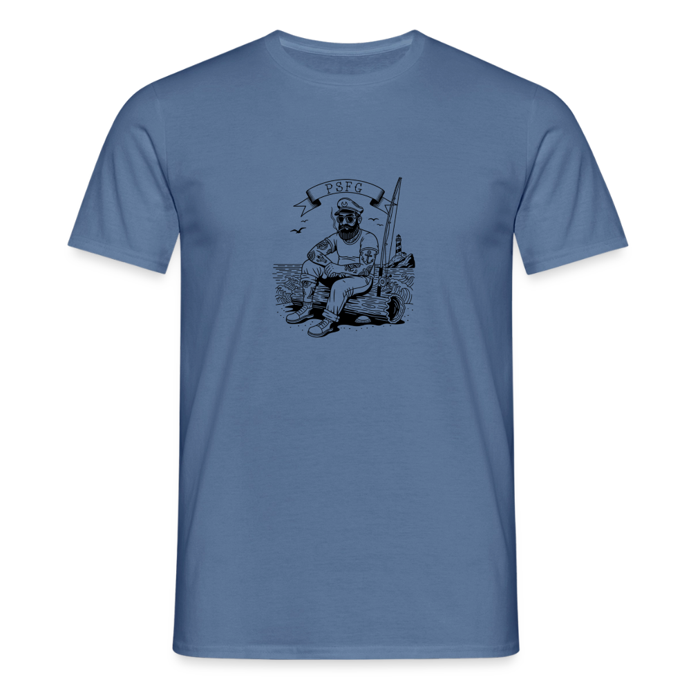 T-shirt Homme marin chill - bleu pigeon 