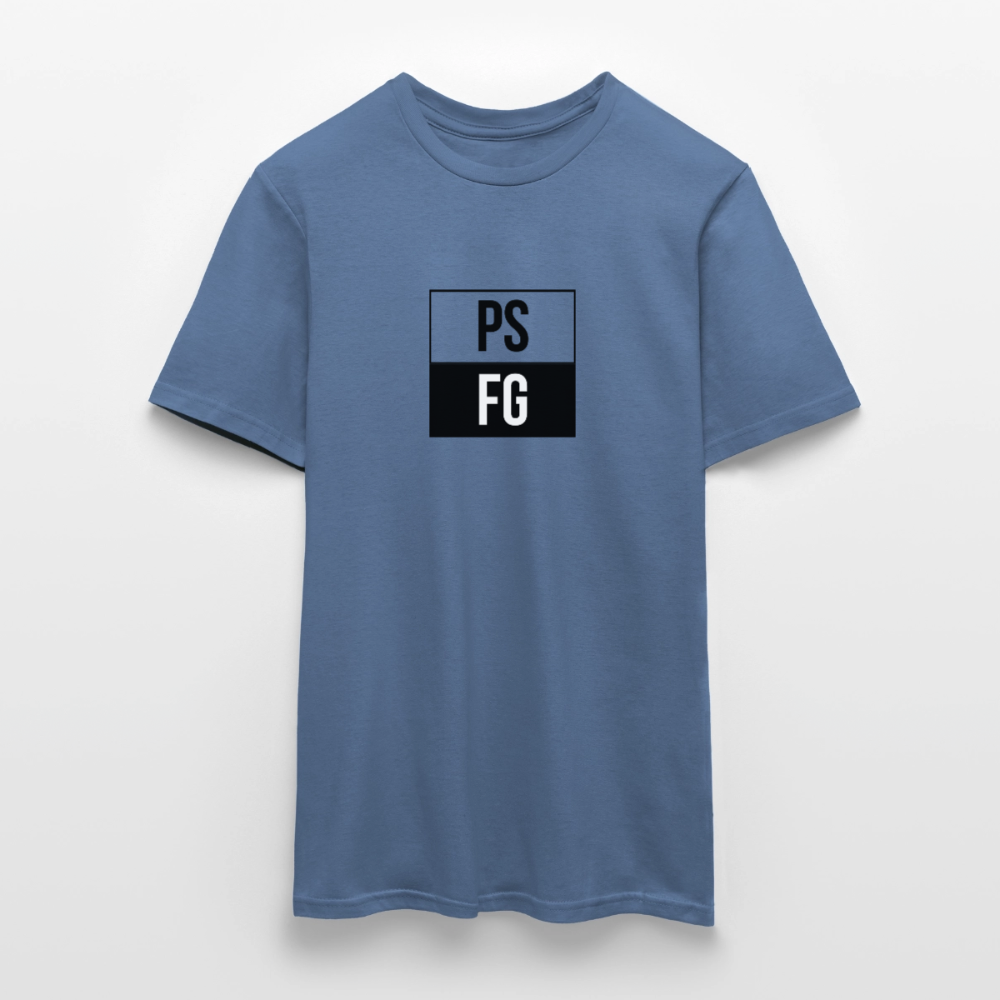 T-shirt Homme classique n/b - bleu pigeon 
